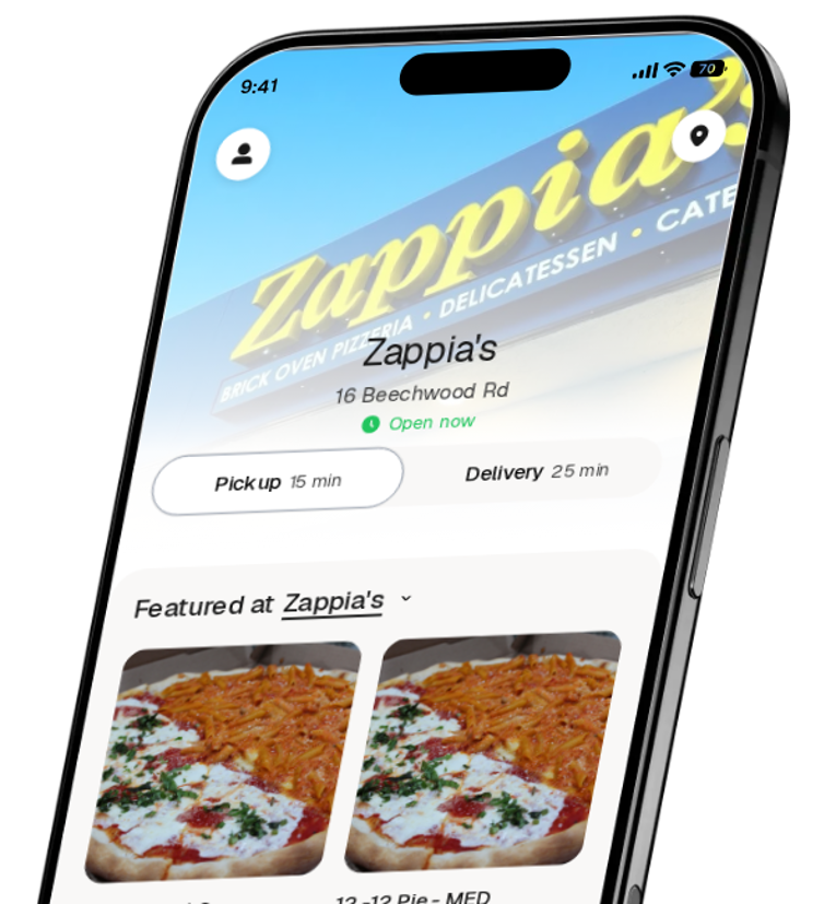 Zappia's app preview