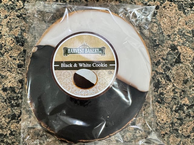 LG Black and White Cookie.