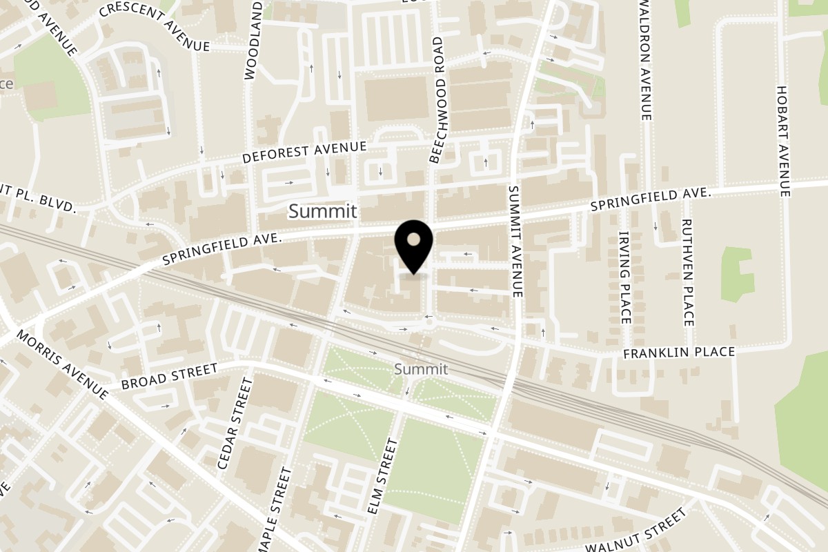 Map showing the location of Zappia's on 16 Beechwood Rd in Summit